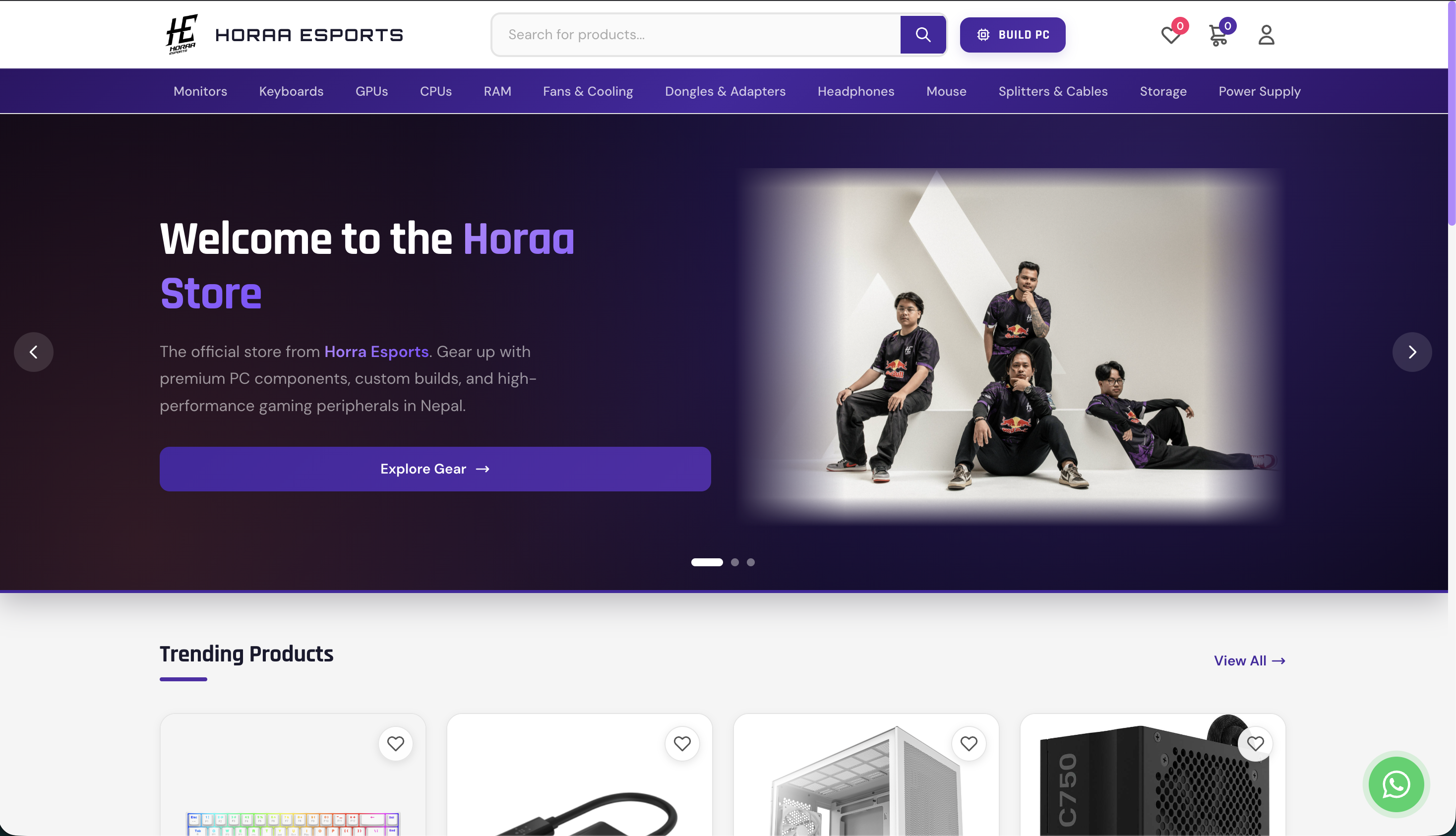 Horaa Esports PC Components & Gaming Gear